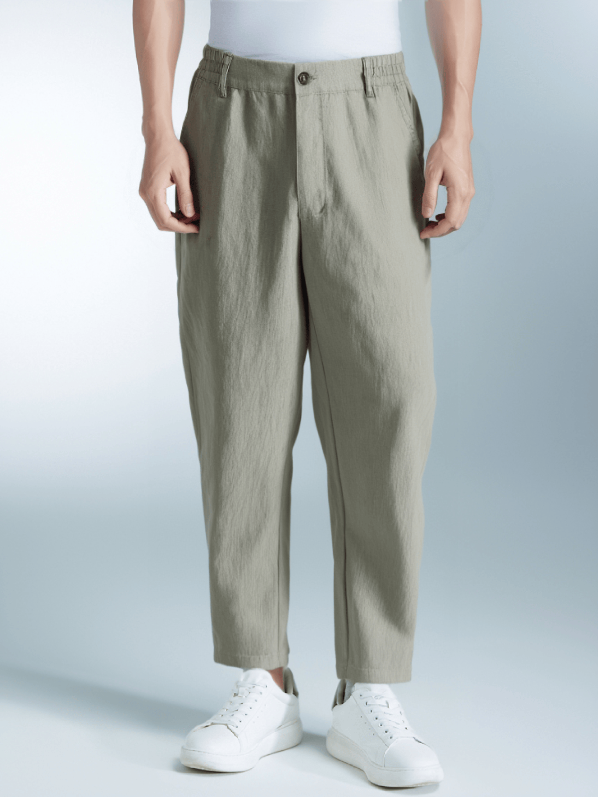 Men's Casual Ankle-Length Linen Pants [LINENESE-003]1