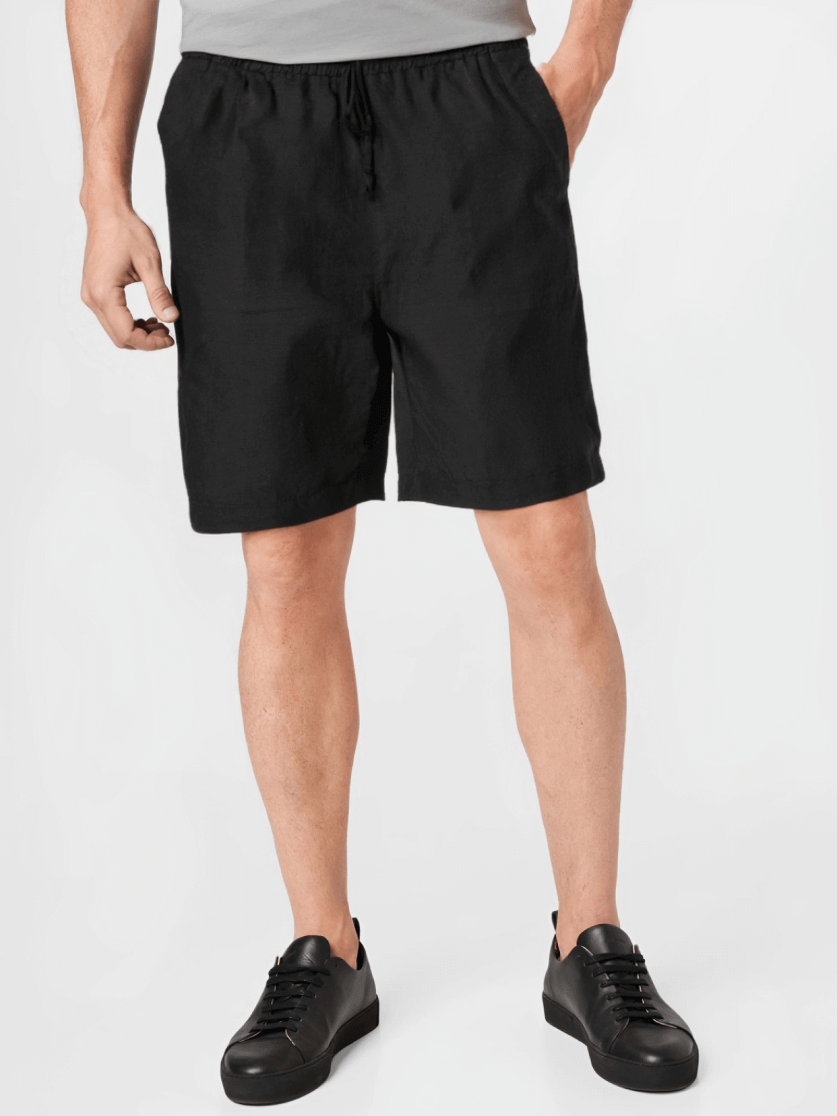 Men's Natural Linen Shorts [LINENESE-004]