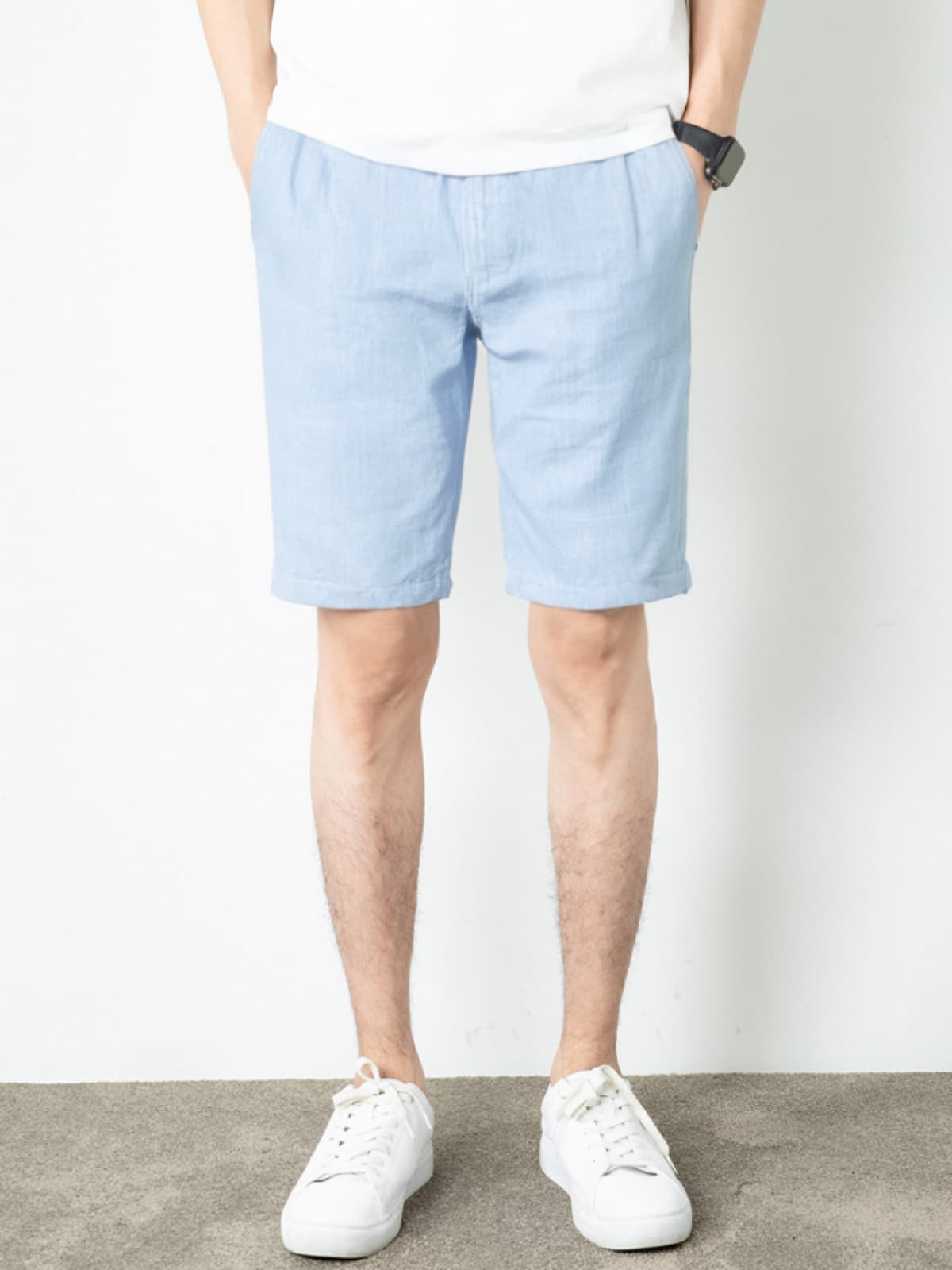 Men's Breathable Linen Shorts [LINENESE-002]