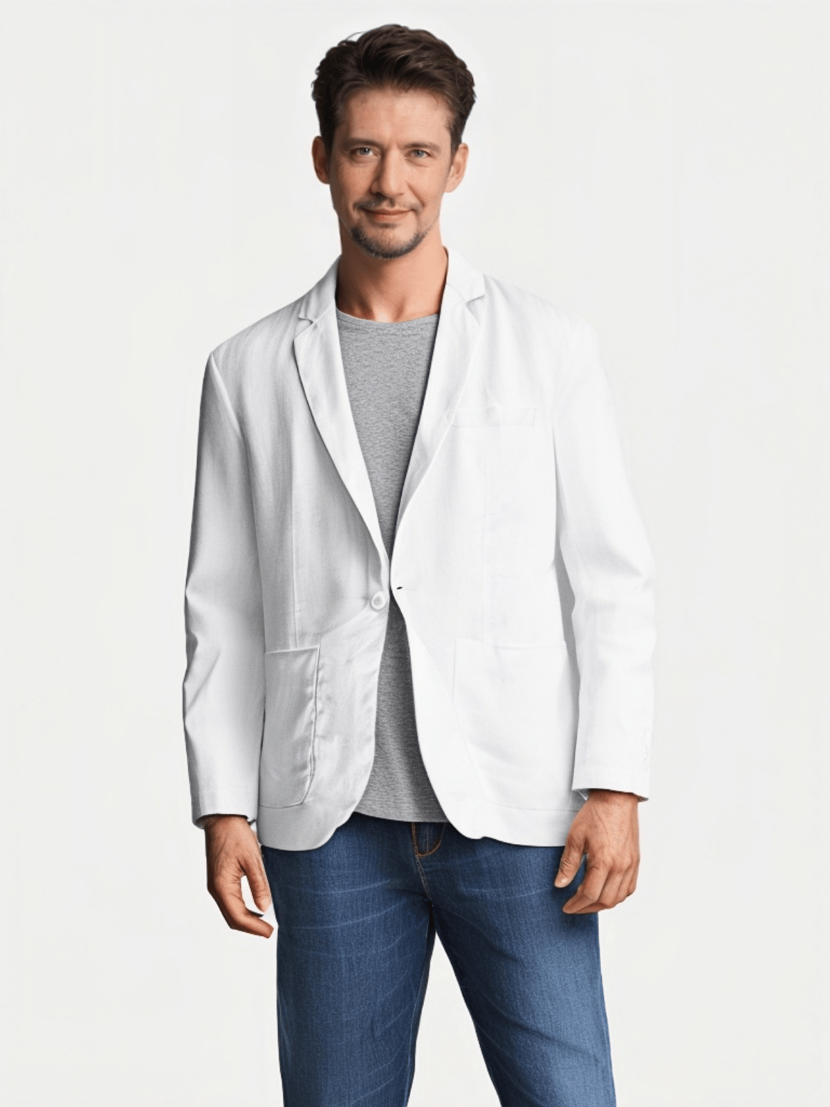 Men's Casual Linen Blazer [LINENESE-001]