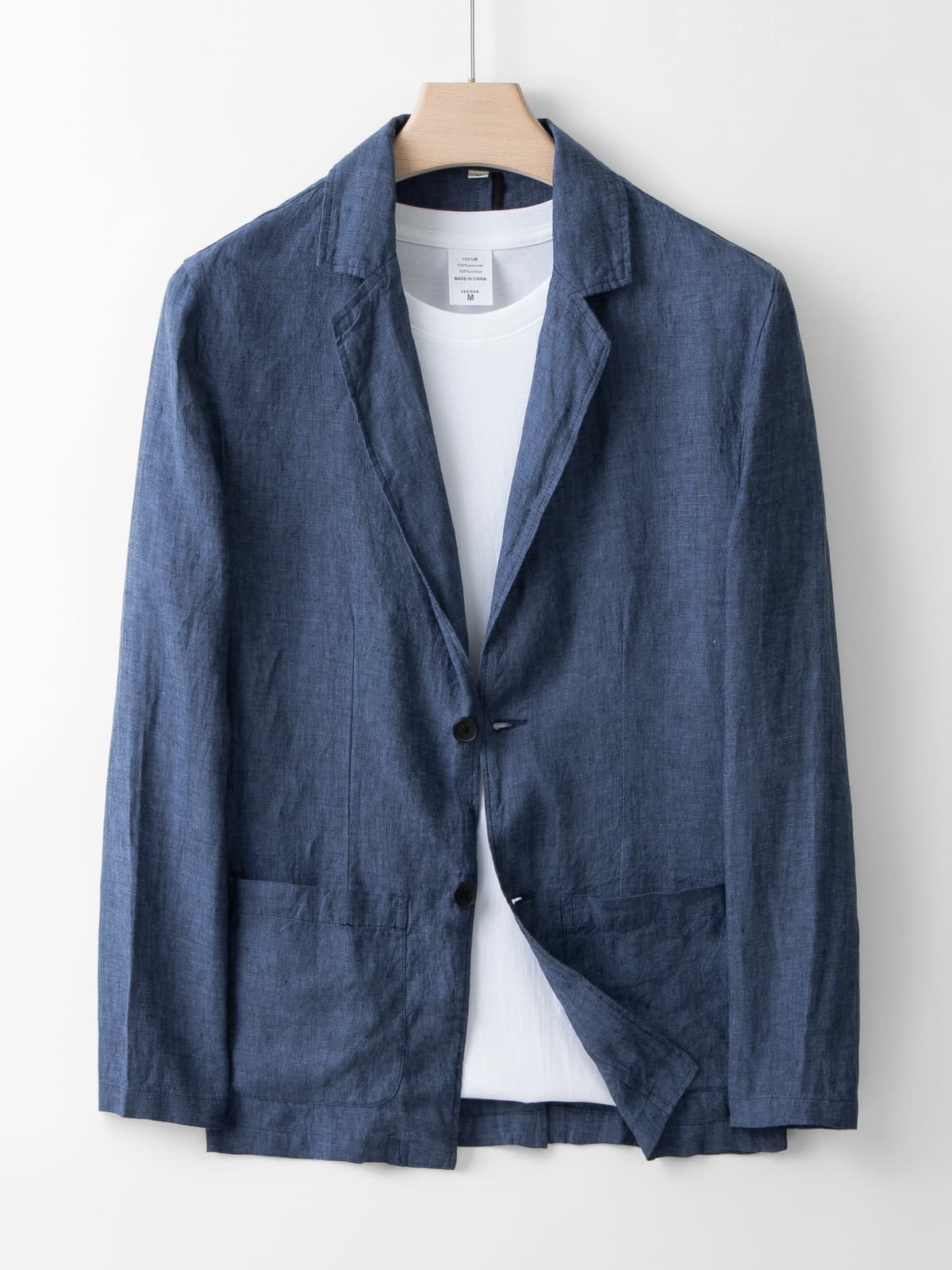 Breathable Men's Linen Blazer [LINENESE-003] 13