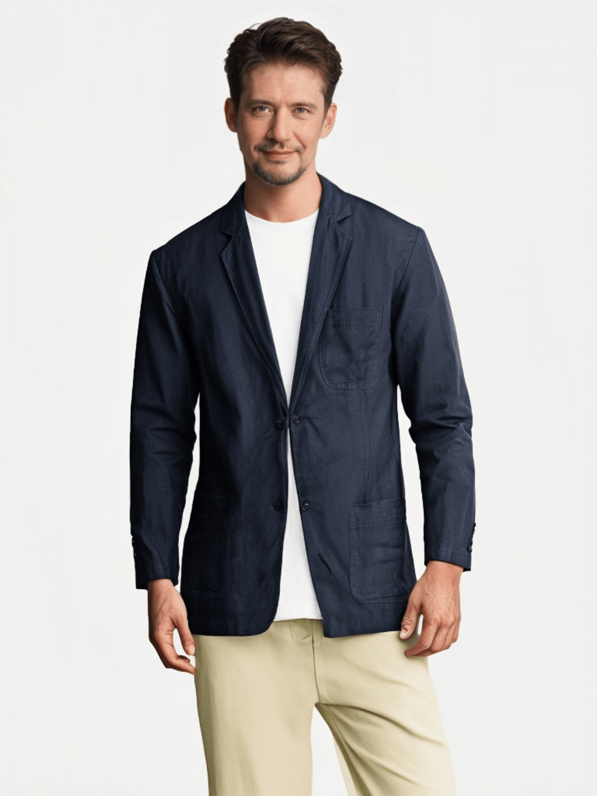 Versatile Men's Linen Blazer [LINENESE-004]