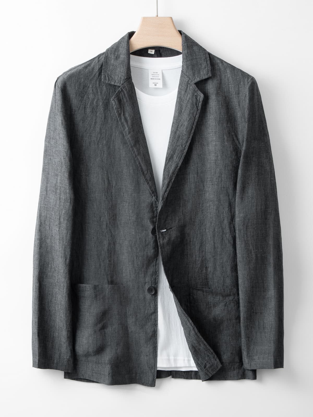 Breathable Men's Linen Blazer [LINENESE-003] 15