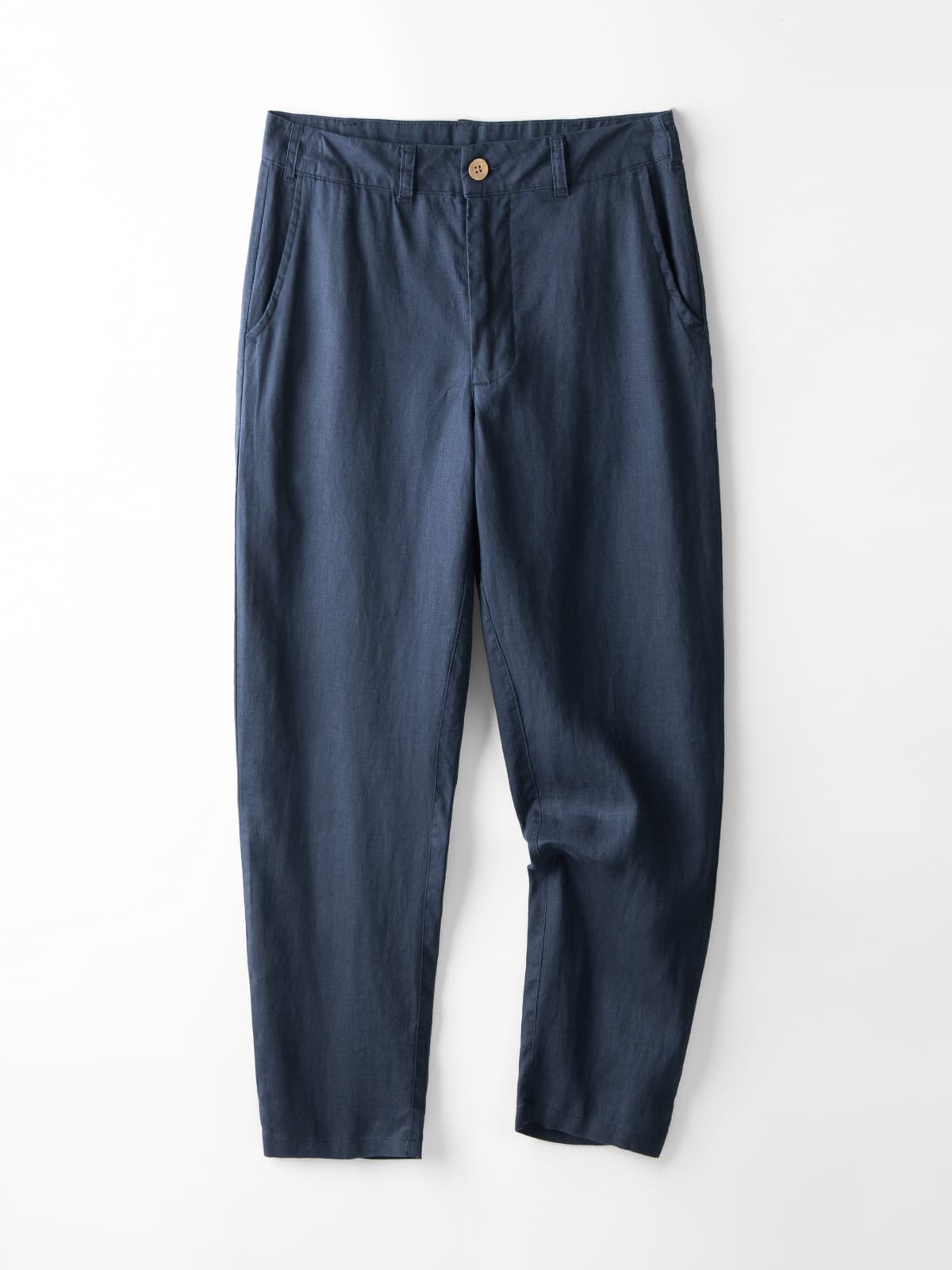 Men's Breathable Ankle-Length Linen Pants [LINENESE-006]