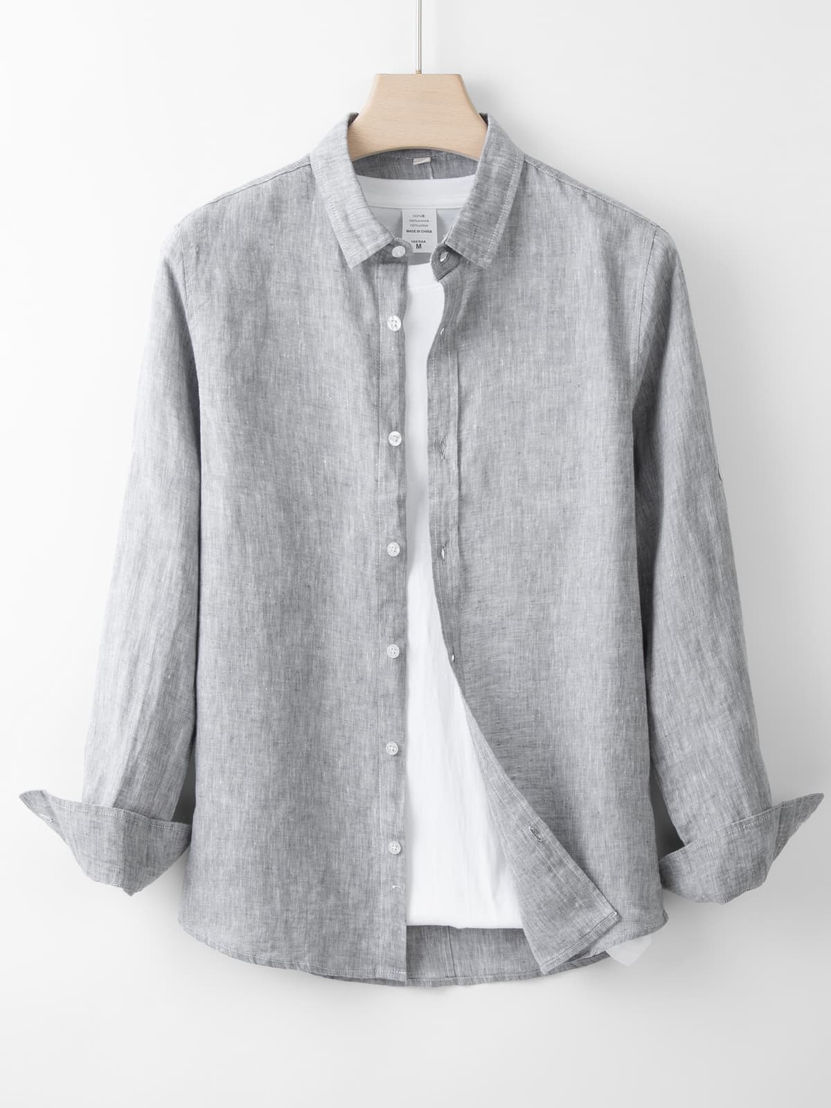 Breathable Men's Linen Shirt [LINENESE-007]17