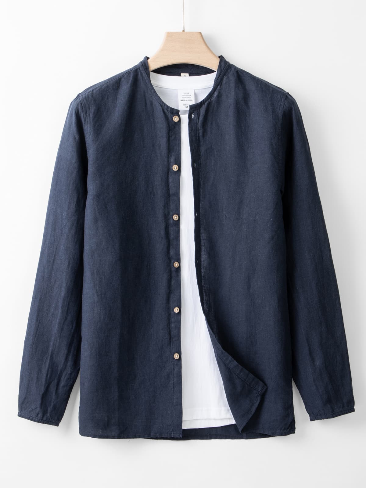 Simple Men's Linen Shirt [LINENESE-003]