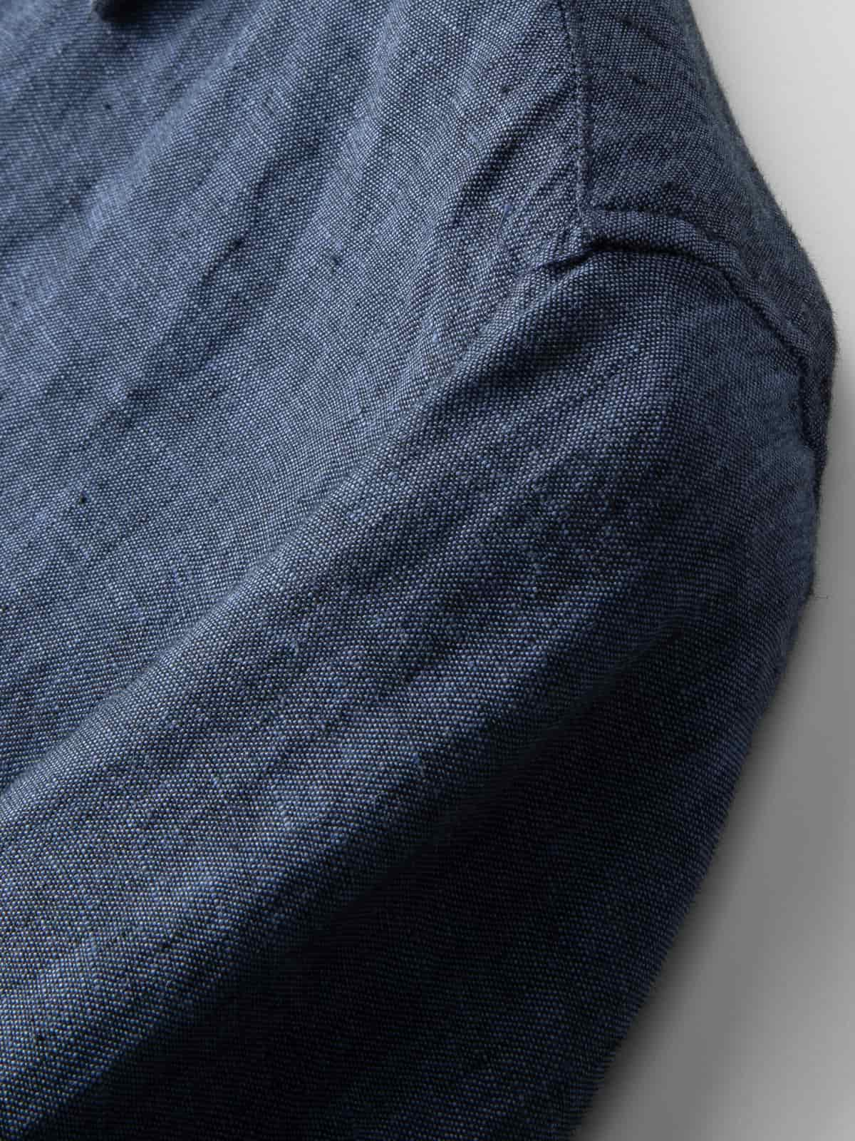 Breathable Men's Linen Shirt [LINENESE-001] Navy Blue 7