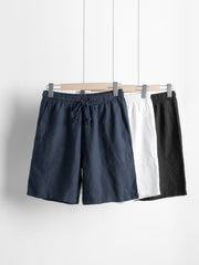 Men's Natural Linen Shorts [LINENESE-004]