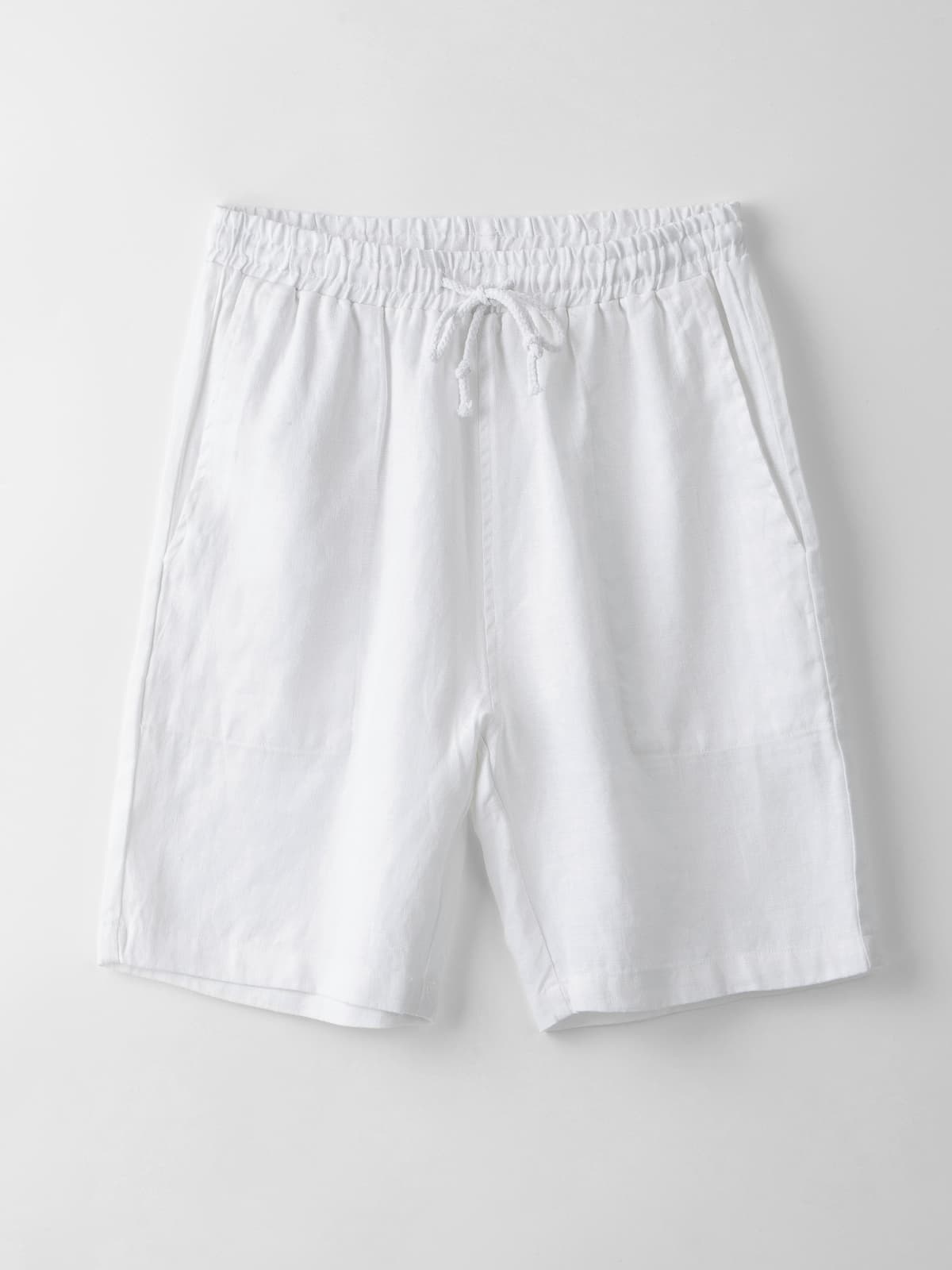 Men's Natural Linen Shorts [LINENESE-004]