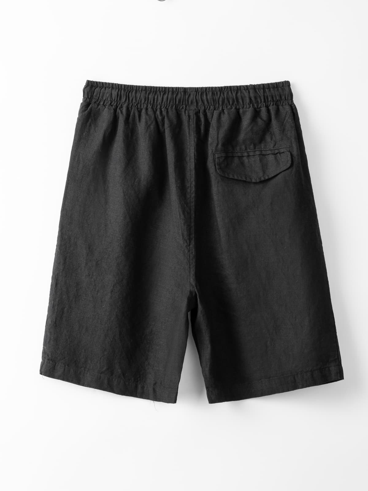 Men's Natural Linen Shorts [LINENESE-004]