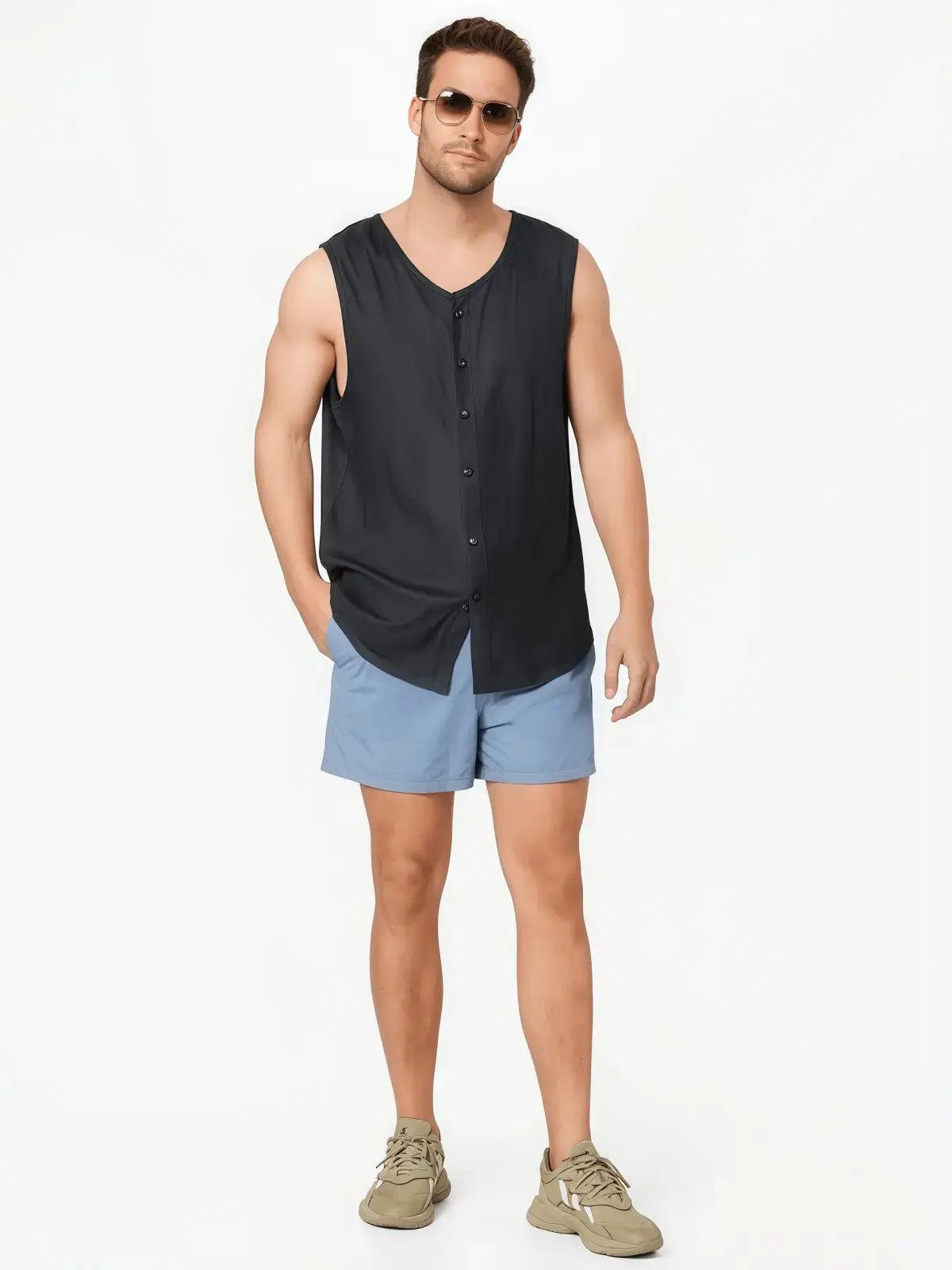 Men's Casual Linen Vest [LINENESE-006]